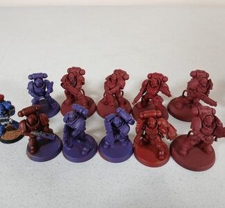 Squad of 11x Intercessors Primed Space Marines Warhammer 40K Games Workshop