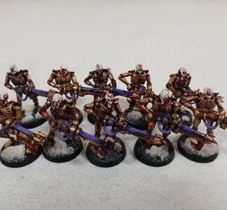 10x Necron Warriors Old OOP Painted Plastic Games Workshop 40k