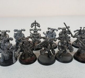 Squad of 11x Chaos Space Marine Legionnaires Partially Primed, Warhammer 40K GW