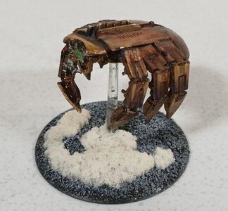 Necron Mini Tomb Spyder Metal Damaged Painted With Stand Warhammer 40K GW