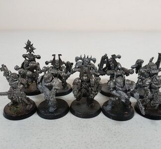 Squad of 10x Chaos Space Marine Legionnaires Partially Primed, Warhammer 40K GW
