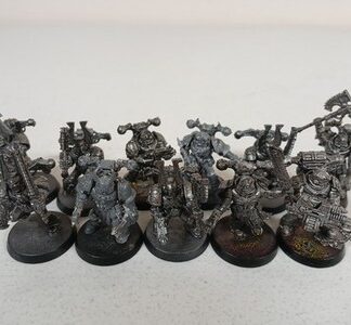 Squad of 11x Chaos Space Marine Legionnaires Partially Primed, Warhammer 40K GW