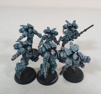 Squad of 6x Jump Pack Intercessors, 1x Seargeant, Space Marines Warhammer 40K