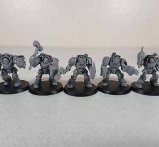 Space Marine Terminator Assault Squad of 5x Warhammer 40K Games Workshop