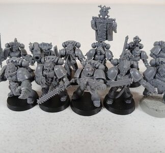 Squad of 11x Intercessors Kitbashed With Space Wolves, 1 Captain, Space Marines