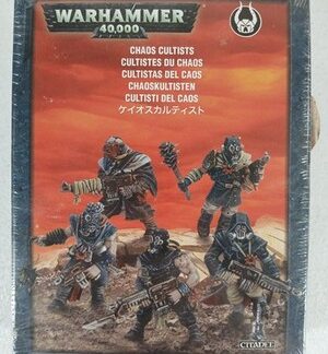 5 Chaos Cultists New In Box Sealed 2012 Games Workshop Warhammer 40K Citadel