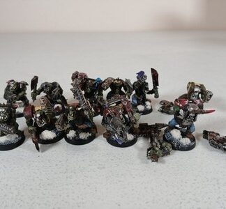 Squad of 11x Ork Boyz Painted Warhammer 40K Games Workshop