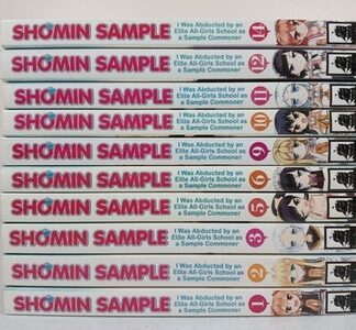 Shomin Sample Manga Vol 1-3, 5-6, 9-12, 14 Seven Seas Nanatsuki Risumai