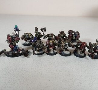 Squad of 11x Ork Boyz, Painted Warhammer 40K Games Workshop