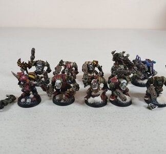Squad of 10x Ork Boyz, 1x Metal Painted Warhammer 40K Games Workshop
