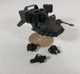 Land Speeder Primed Space Marines Warhammer 40K Ultramarines Blood Angels