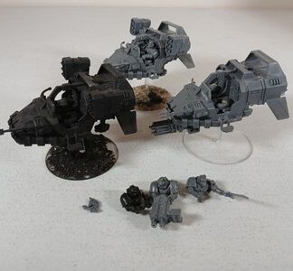 Land Speeder Squad of 3x Space Marines Warhammer 40K Ultramarines Blood Angels