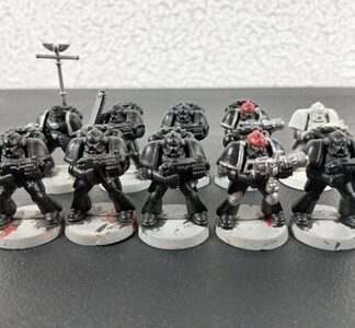 Squad of 9x Intercessors, 1x Captain Space Marines Warhammer 40K Games Workshop