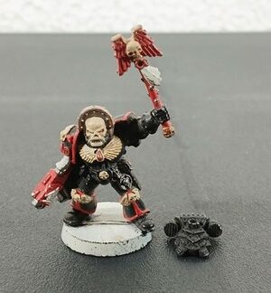 Chaplain Blood Angels Metal Painted Space Marines Warhammer 40K Games Workshop