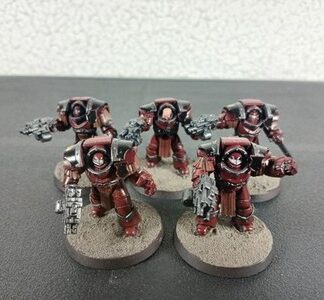 Cataphractii Terminators Squad of 5x Painted Space Marines Warhammer 40K GW