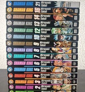 Shaman King Manga Vol 1-10, 12-14, 16, 21 Hiroyuki Takei Shonen English 1x ExLib