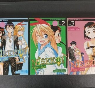 Nisekoi False Love Manga Vol 1-3 English Naoshi Komi Shonen Jump Viz