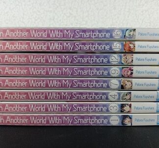 In Another World With My Smartphone Light Novel Vol 1, 3-4, 7, 9, 12, 15-16
