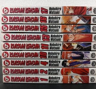 Rurouni Kenshin Manga Vol 1-2, 4, 10-11, 13, 15-17 English Nobuhiro Watsuki