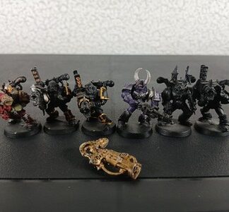 Squad of 5x Havocs & 1x Flamer, 2x Metal Chaos Space Marines Warhammer 40K GW