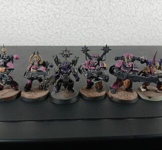 Squad of 6x Noise Marines Chaos Space Marines Warhammer 40K Games Workshop