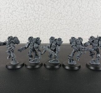 Raptors Chaos Space Marines Squad of 5x Random, Varying Weapons, Assembled 40K