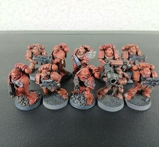 Space Marine Intercessors Tactical Squad of 10x Blood Angels Warhammer 40K GW