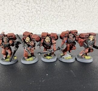 Assault Intercessors Jump Packs Squad of 5x Painted Blood Angels Space Marines