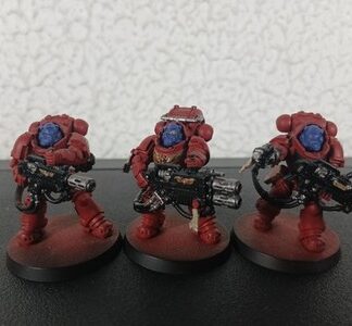 Primaris Eradicator Painted Squad of 3x Blood Angels Warhammer 40K Games Worksho