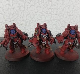 Primaris Agressor Painted Squad of 3x Blood Angels Warhammer Games Workshop