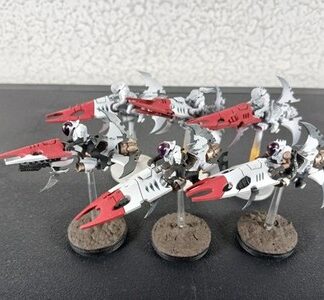 Reaver Jetbike Squad of 6x With Stands Magnet, 3x Painted Drukhari Warhammer 40k