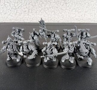 Nemesis Claw Legionnaires Squad of 10x, 1x Resin Hand, Chaos Space Marines 40K