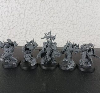 Chosen Squad of 5x Chaos Space Marines Warhammer 30K Horus Heresy