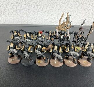 Chaos Legionnaires Old Painted Squad of 12x + Bits Warhammer 40K Games Workshop