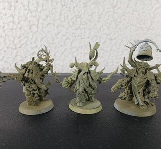Chosen of Mortarian Set, Malignant Plaguecaster, Noxious Blightspawn, Champion