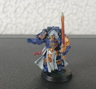 Librarian Turmiel Dark Vengeance Painted Space Marines Ultramarines Warhammer