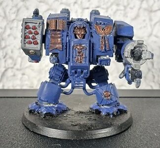 Ballistus Dreadnought Painted Space Marines Ultramarines Warhammer 40K GW