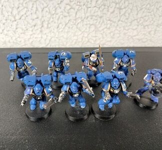 Jump Pack Intercessor Squad of 7x, Space Marines Ultramarines 40K GW