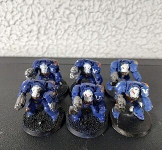 Terminators Painted Squad of 6x Space Marines Ultramarines 40K Games Workshop