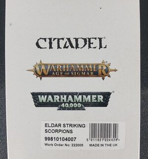 Striking Scorpions NIB Aeldari Eldar Finecast Warhammer 40K Games Workshop