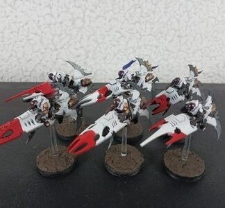 Reaver Jetbike Squad of 6x With Stands Magnet Painted Drukhari Warhammer 40k