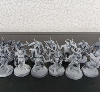 Poxwalkers Random Unit Squad of 13x, Unprimed, Assembled Death Guard Warhammer