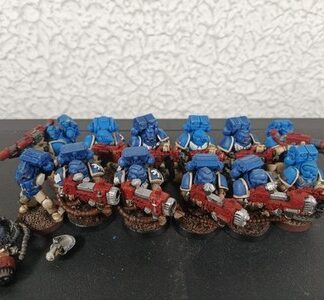 Devastator Painted Squad of 12x, 8x Metal Space Marines Warhammer 40K GW