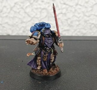 Librarian Painted Space Marines Ultramarines Warhammer 40K Games Workshop