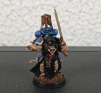 Librarian Painted Space Marines Ultramarines Warhammer 40K Games Workshop