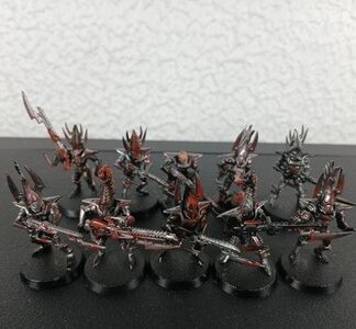 Kabalite Warriors Painted Squad of 10x Old Dark Eldar Drukhari  Warhammer 40K GW