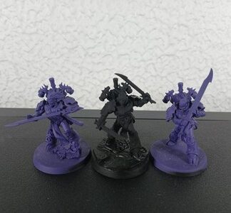 Flawless Blade Squad of 3x Primed Emperor's Children Chaos Space Marines 40K