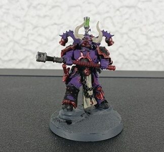 Chaos Lord Painted Emperor's Children Chaos Space Marines Warhammer 40K GW