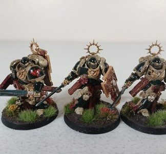 Squad of 3x Bladeguard Veterans Painted Ready Dark Angels Warhammer 40K GW