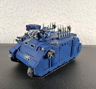 Chaos Rhino Tank Painted Chaos Marines Warhammer 40K Games Workshop